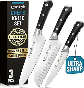 Cutluxe Chef Knife Set